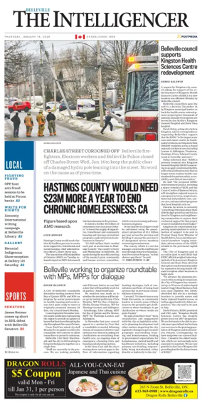 Cover of The Intelligencer (Belleville)