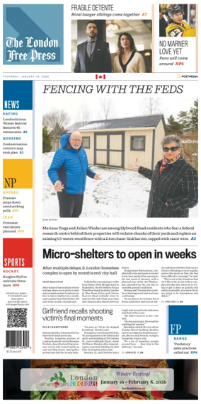 Cover of The London Free Press