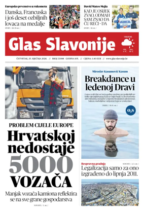 Cover of Glas Slavonije
