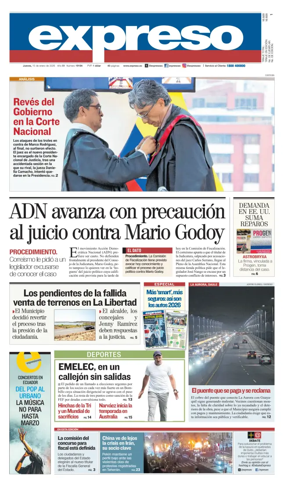 Cover of Diario Expreso