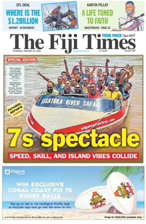Cover of The Fiji Times