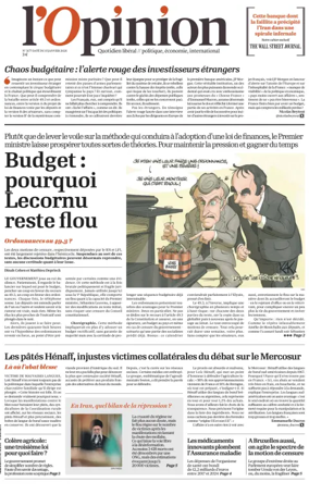 Cover of L'Opinion