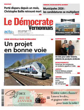 Cover of Le Democrate Vernonnais