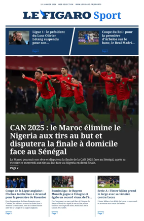 Cover of Le Figaro Sport