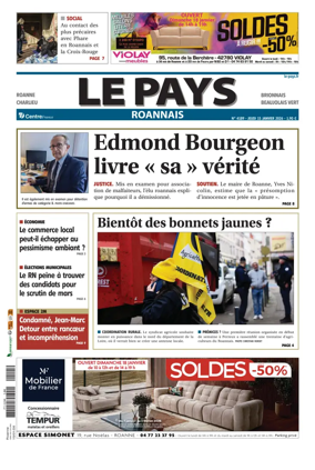 Cover of Le Pays Roannais (Roanne)