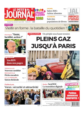 Cover of Le Petit Journal - L'hebdo local de l'Aveyron