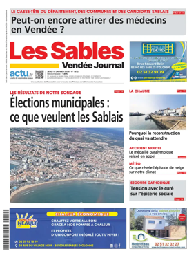 Cover of Les Sables Vendee Journal