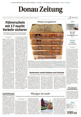 Cover of Donau Zeitung