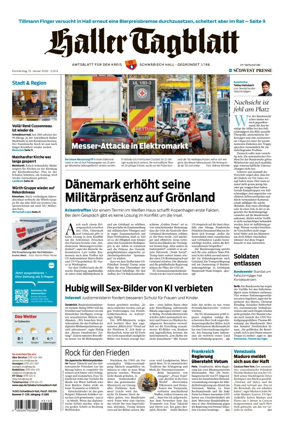 Cover of Haller Tagblatt