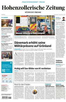 Cover of Hohenzollerische Zeitung