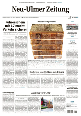 Cover of Neu-Ulmer Zeitung