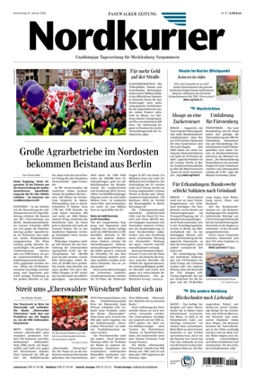 Cover of Pasewalker Zeitung