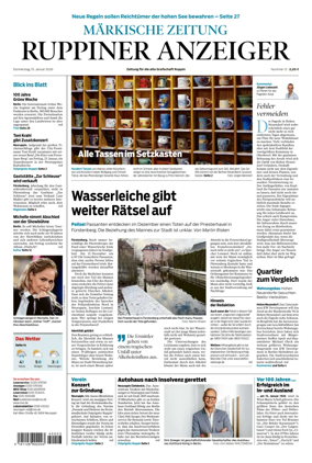 Cover of Ruppiner Anzeiger