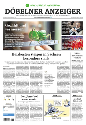 Cover of Sachsische Zeitung (Dobeln)