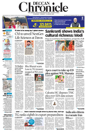 Cover of Deccan Chronicle