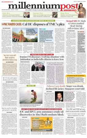 Cover of Millennium Post (Kolkata)