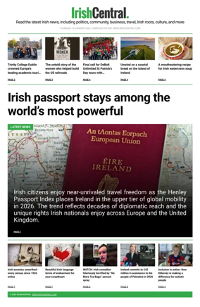 Cover of Irish Central