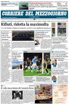 Cover of Corriere del Mezzogiorno (Campania)