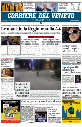 Cover of Corriere del Veneto (Padova e Rovigo)