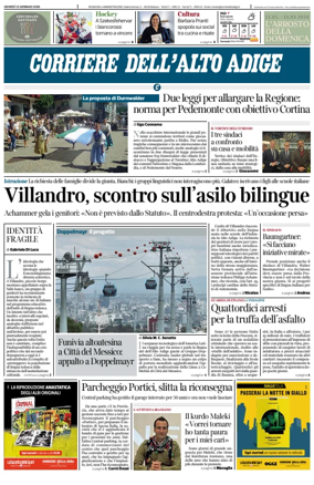 Cover of Corriere dell'Alto Adige