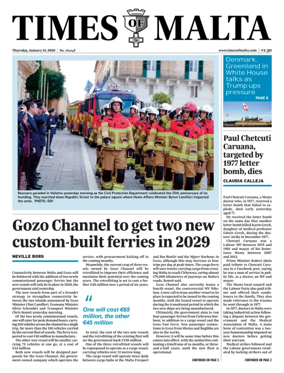 Cover of Times of Malta