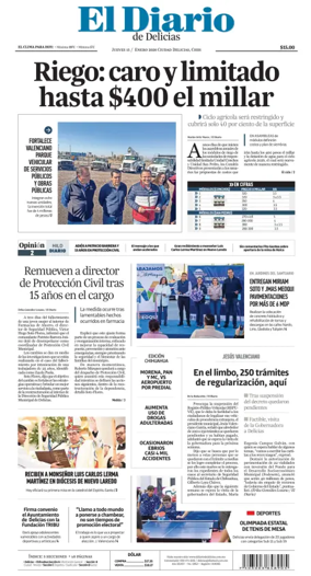 Cover of El Diario de Delicias