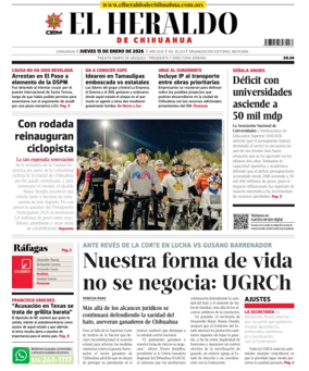 Cover of El Heraldo de Chihuahua