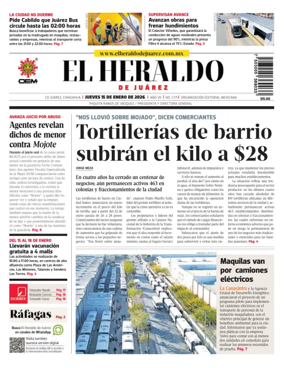 Cover of El Heraldo de Juarez