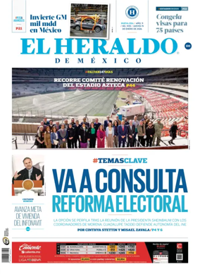 Cover of El Heraldo de Mexico