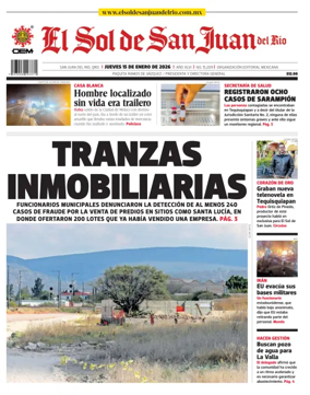 Cover of El Sol de San Juan del Rio