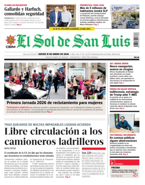Cover of El Sol de San Luis Potosi