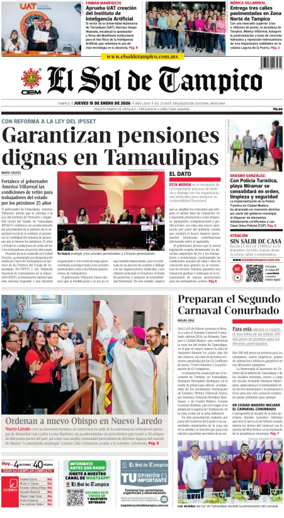 Cover of El Sol de Tampico