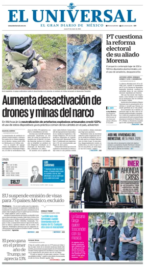 Cover of El Universal