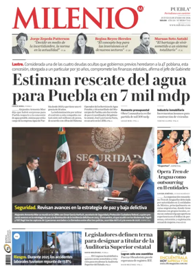 Cover of Milenio Puebla