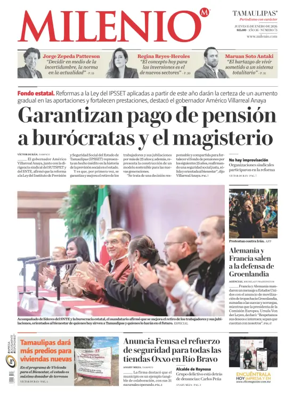 Cover of Milenio Tamaulipas