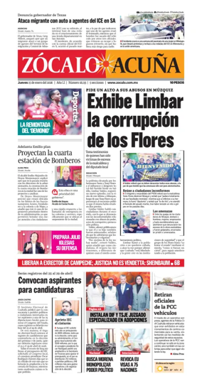 Cover of Zocalo Acuna