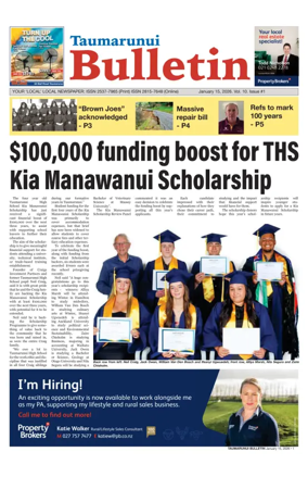 Cover of Taumarunui Bulletin