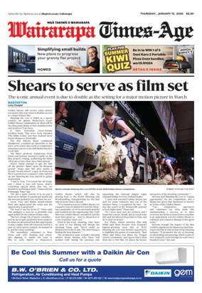 Cover of Wairarapa Times-Age (NZ)
