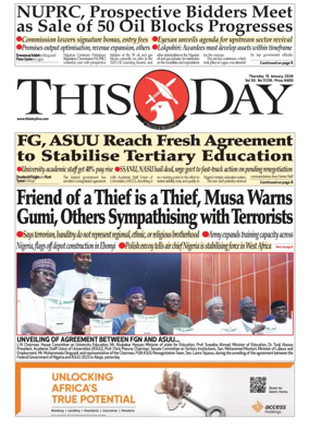 Cover of THISDAY