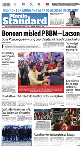 Cover of Manila Standard