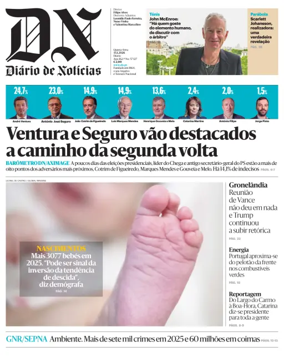 Cover of Diario de Noticias
