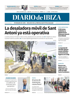Cover of Diario de Ibiza