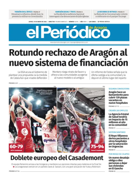 Cover of El Periodico Aragon