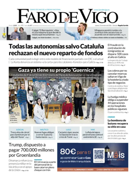 Cover of Faro de Vigo