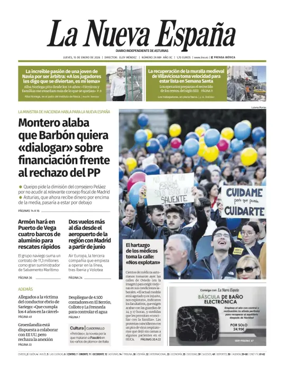 Cover of La Nueva Espana (Occidente)