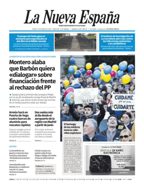 Cover of La Nueva Espana (Oviedo)