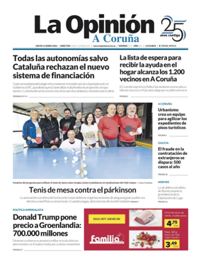 Cover of La Opinion de A Coruna