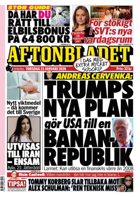 Cover of Aftonbladet