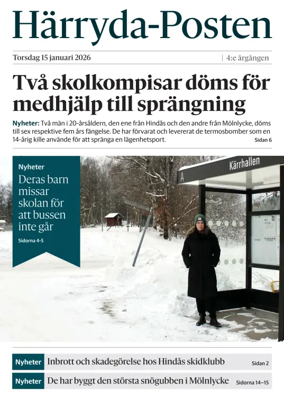Cover of Harryda-Posten
