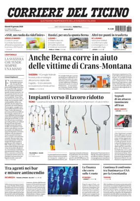 Cover of Corriere del Ticino